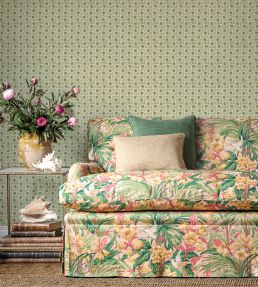 Seed Pod Wallpaper by GP & J Baker Blue