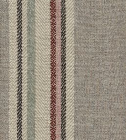 Selsley Stripe Fabric by Lewis & Wood Heather
