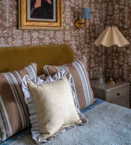 Selsley Stripe Fabric by Lewis & Wood Crag