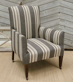 Selsley Stripe Fabric by Lewis & Wood Crag