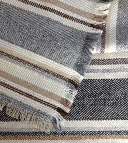 Selsley Stripe Fabric by Lewis & Wood Crag