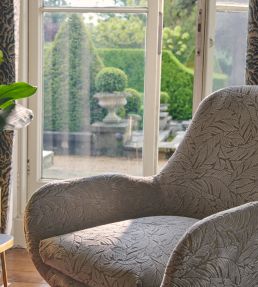 Selva Fabric by Clarke & Clarke Linen/Champagne
