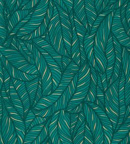 Selva Wallpaper by Clarke & Clarke Emerald