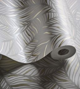 Selva Wallpaper by Clarke & Clarke Linen/Champagne