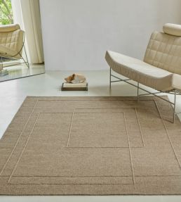 Brink & Campman Senso Planes rug Fur Brown 199005140200 Fur Brown