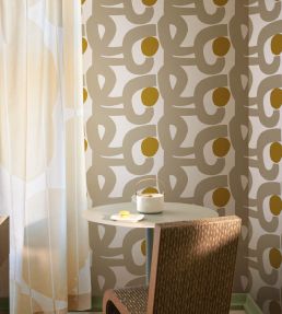 Seppel Wallpaper by Marimekko Black