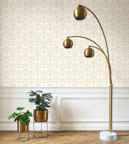 Seraphin Wallpaper by Casadeco Beige Sable