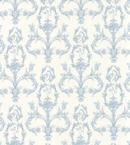 Seraphin Wallpaper by Casadeco Bleu Porcelaine