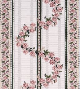 Serena Garland Fabric by Schumacher Rose
