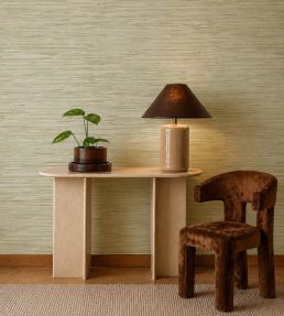 Seri II Wallpaper by Harlequin Aloe/Parchment