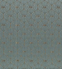 Serlio Fabric by Casamance Bleu Nordique