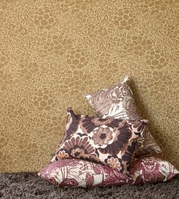 Seventies Floral Wallpaper by Eijffinger Brown/Taupe