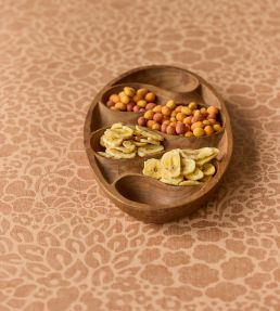 Seventies Floral Wallpaper by Eijffinger Orange/Terracotta
