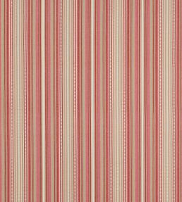 Seville Stripe Fabric by Jane Churchill Red/Pink