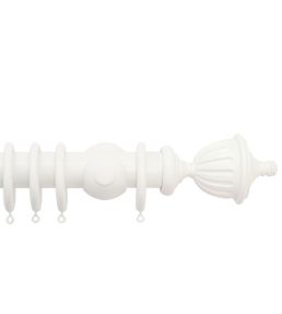 Seychelles 40mm Wooden Cotton Fluted Urn SEY180R/COT/H4141Fx2/COT 180cm Cup 18 Cotton