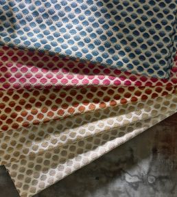 Seymour Spot Fabric by Zoffany Crimson