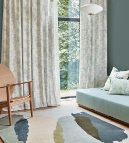 Sgraffito Fabric by Villa Nova Celadon