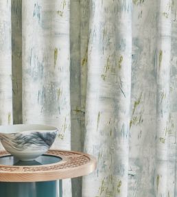 Sgraffito Fabric by Villa Nova Celadon