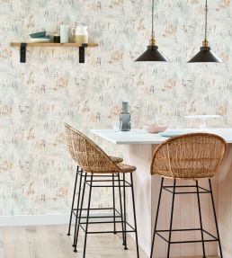 Sgraffito Wallpaper by Villa Nova Sienna