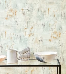 Sgraffito Wallpaper by Villa Nova Sienna