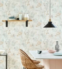 Sgraffito Wallpaper by Villa Nova Sienna