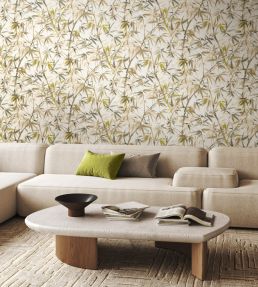 Shadow Bamboo Wallpaper by Ohpopsi Oyster Mix