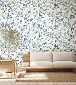 Shadow Bamboo Wallpaper by Ohpopsi Sapphire