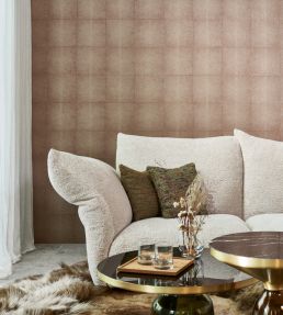 Shagreen Wallpaper by Arte Rose Brown