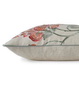 Shalimar Cushion 55 x 55cm by James Hare Red/Green