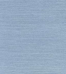 Shang Extra Fine Sisal Wallpaper by Thibaut Blue Dusk