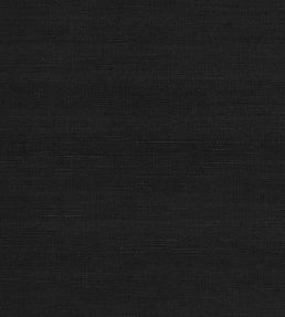 Shang Extra Fine Sisal Wallpaper by Thibaut Pitch Black