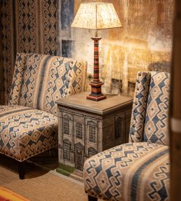 Shangdu Fabric by Andrew Martin Blue
