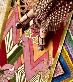 Wendy Morrison Shanghai Blossom Runner rug Multi WM-5060410392343 Multi