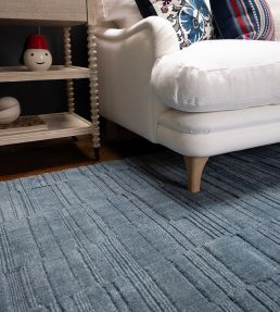 William Yeoward Shanti rug Indigo WYR05114X Indigo