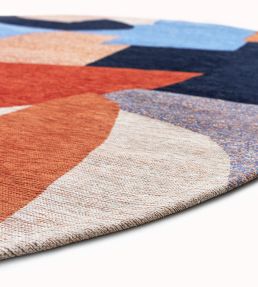 Louis De Poortere Shapes Round rug Carpe Diem 115629 Carpe Diem