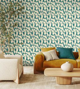 Shatter Wallpaper by Ohpopsi Teal