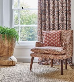 Shayan Fabric by Prestigious Textiles Tangerine
