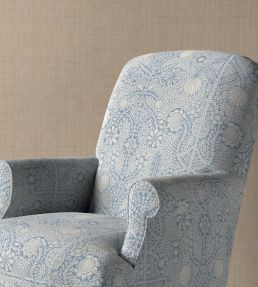 Shell Grotto Fabric by Fermoie Sky Blue