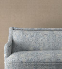 Shell Grotto Fabric by Fermoie Sky Blue