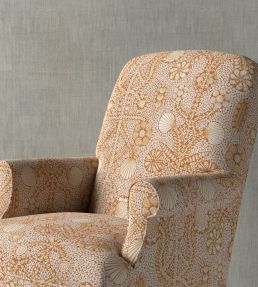 Shell Grotto Fabric by Fermoie Orange