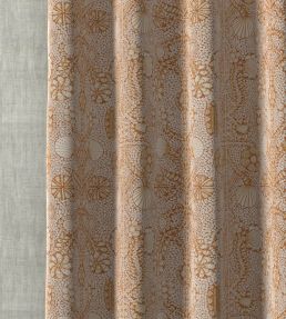Shell Grotto Fabric by Fermoie Orange