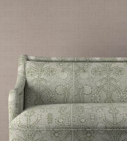 Shell Grotto Fabric by Fermoie Avocado