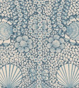 Shell Grotto Wallpaper by Fermoie Blue