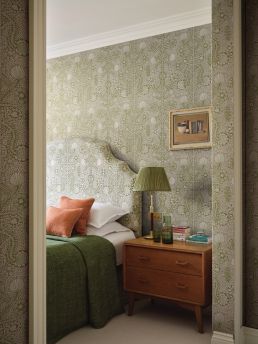 Shell Grotto Wallpaper by Fermoie Green