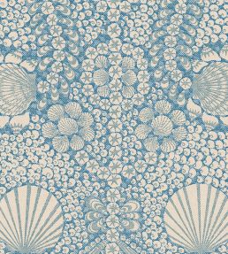 Shell Grotto Wallpaper by Fermoie Powder Blue
