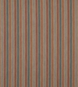 Shepton Stripe Fabric by Mulberry Home Red/Blue