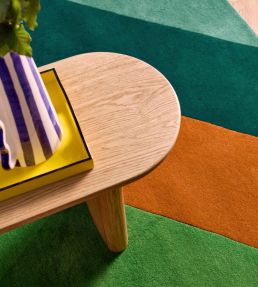 Harlequin Sherbet Stripe rug Emerald/Amber 144417140200 Emerald/Amber