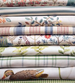 Sherborne Ticking Fabric by Baker Lifestyle Aqua