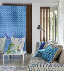 Shibori Wallpaper by Designers Guild Cobalt