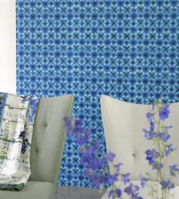 Shibori Wallpaper by Designers Guild Cobalt